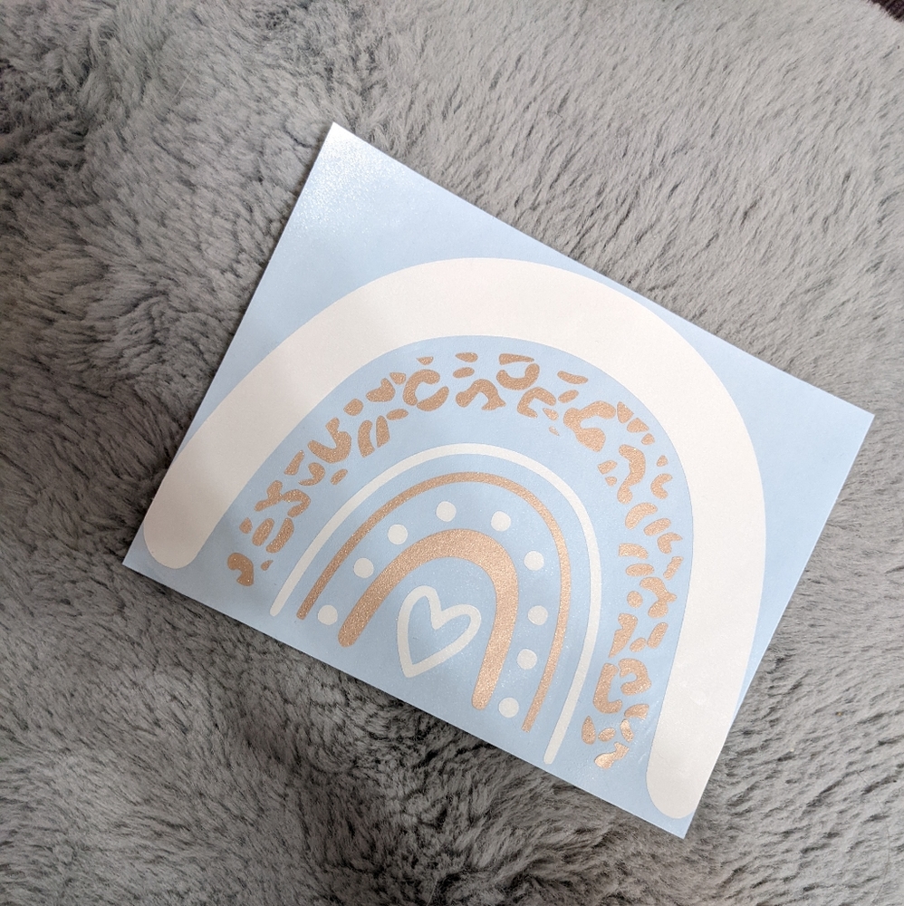 Beautiful Boho Rainbow Decal